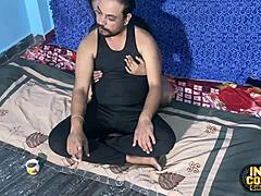 indian stepmom with big boobs and ass has classic sex with stepson's friend