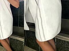omg i’m soakin’ wet... hot hellcat strippin’ down to wash my milf bod