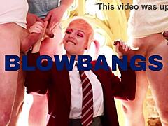 Two Redhead Uniformed Students Lick Pussy and Enjoy 69 Position