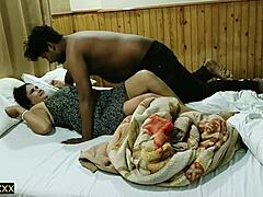 Hot milf bhabhi, wanna sneak romantic sex with black devar behind husband’s back?