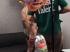 Veronica’s First Tattoo Session with Wild Dick Action
