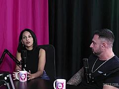 gostosas with big tits strip down for sloppy blowjobs and wet pussy fucking