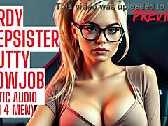Hey, wanna hear my nerdy stepsister’s taboo blowjob audio?
