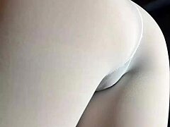 check this milf with a big firm ass rocking white pantyhose and heels