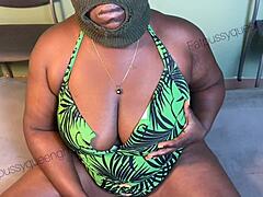 hint of smoke and a thick african cock making her squirt hard.