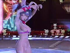 Just saw Hatsune Miku in a full nude bunny costume mod!