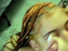 This lightskin teen can't get enough of sucking dick for a facial finish.