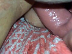 He reaches climax in a solo session, enjoying the moment alone.
