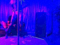 little cupid ng strips at club, dances on owner’s big black cock