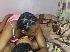 oh man, i can’t even... watching this ebony petite teen ride that huge cock ‘til he explodes on her perfect ass