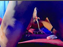little cupid ng strips at club, dances on owner’s big black cock