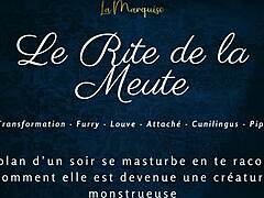 French furry audio tale unfolds in a wild pack ritual. A unique erotic story awaits.