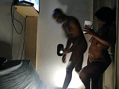 ebony babe’s thick butt bounces wild in steamy pounding scene