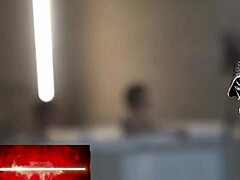 Motel Hidro Threesome with Cute Redhead and Brunette in Wild Action Pt1