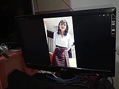 first day of class, found her videos with a prof, ended up banging her to test my lesson