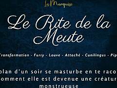 French furry audio tale unfolds in a wild pack ritual. A unique erotic story awaits.