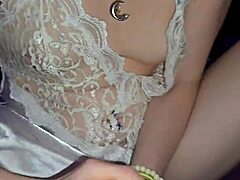 Cock jerking milf licks every last drop of cum