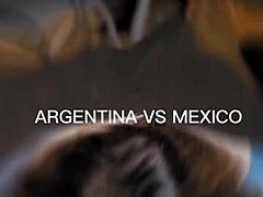 argentina vs australia intense doggystyle teen creampie