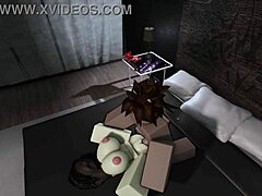 Fan begged for a wild Roblox fuck session