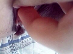 Big Clit Pulsing in Amateur Tease Video