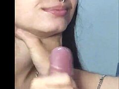 damn, this teen's deepthroat is so sloppy, swallowing cum!