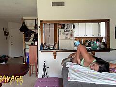 asian girlfriend dominated hard before work in wmaf amateur clip