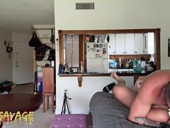asian girlfriend dominated hard before work in wmaf amateur clip