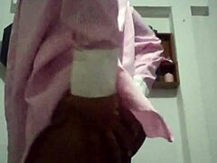 hey, watch my black wife dance for her lover to get filled with cum on our bed