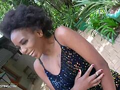 Big Tits Ebony Rides Huge Producer After Fake Casting