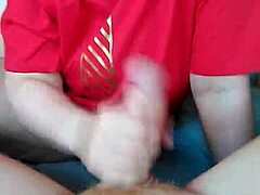 early morning surprise with a thick milf handjob session