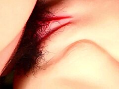 Wow! Feel the Wetness of a Stunning Woman's Shaved Pussy Up Close! Double Penetration With Toys Drives Her Wild!