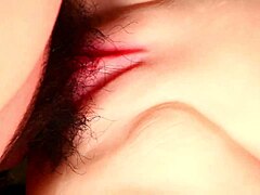 Wow! Feel the Wetness of a Stunning Woman's Shaved Pussy Up Close! Double Penetration With Toys Drives Her Wild!