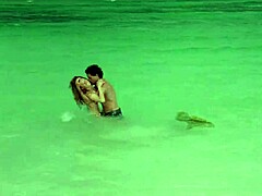 kelly brook nude scene in survival island movie, just pure beach babe vibes