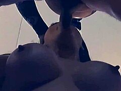 big tits latina sneaks around with older guy for hardcore fun