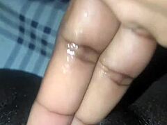 what’s hotter than homemade ebony solo play with tight pussy lips?
