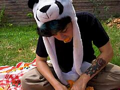 WOW! Lara’s Picnic Turns Into Full Vomit Fetish Outdoor Madness