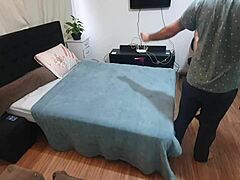 My Friends Watched Our Sexy Latina Women Kissing in a Wild Crazy Fuck Session