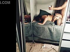 Young Amateur Couple Enjoys Wild Hotel Room Action