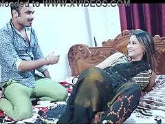Horny Indian wife in sari craves intense devar bhabhi action