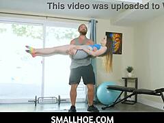 Petite Pornstar Lily Glee Craves Her Fitness Instructor's Massive Shaft