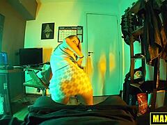 Brazillian slut step sister learns dance moves and takes a huge creampie from Max Boss