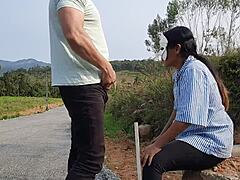 Hoje fomos ao loteamento novo para ele devorar meu rabo