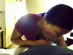 ebony amateur gives sloppy deepthroat blowjob in usa. extras include doggystyle over bent ass.