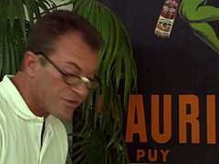 Lauren Phoenix, omg, throws her bubble butt up and twerks on his huge cock!