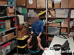 Skinny Asian Shoplifter Stripped and Fucked Hard in Doggystyle