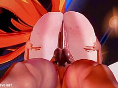 Genshin Impact Mavuika Rides Monster Cock To Creampie!