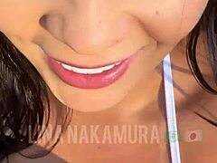 Wow! Lina Nakamura Drains Huge Black Cock Dry!