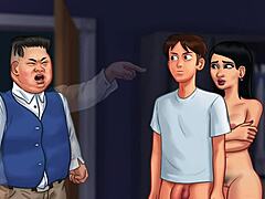 This beautiful Asian woman sneaks a huge cock at work. Her husband walks in shocked!