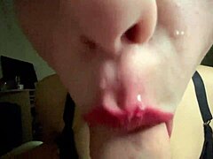 damn, that sloppy facefuck with a hot babe got me hooked today