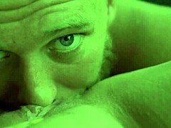 Female POV Blue Eyes Guy Licking Pussy